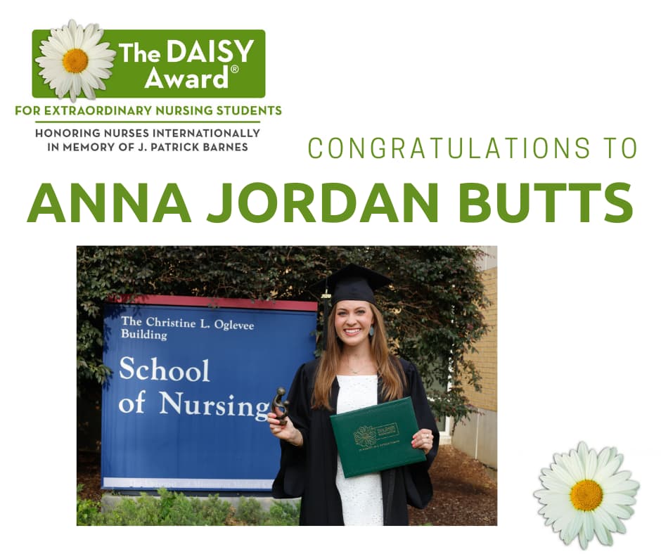 DAISY Student Award Anna Jordan Butts